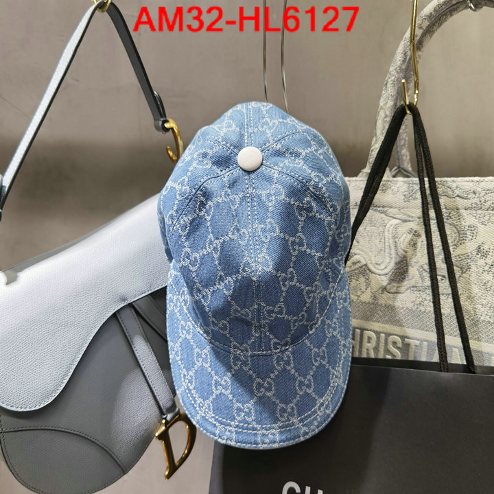 Cap (Hat)-Gucci,aaaaa quality replica , ID: HL6127,$: 32USD