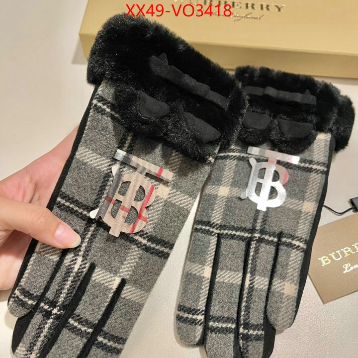 Gloves-Burberry,how can i find replica , ID: VO3418,$: 49USD