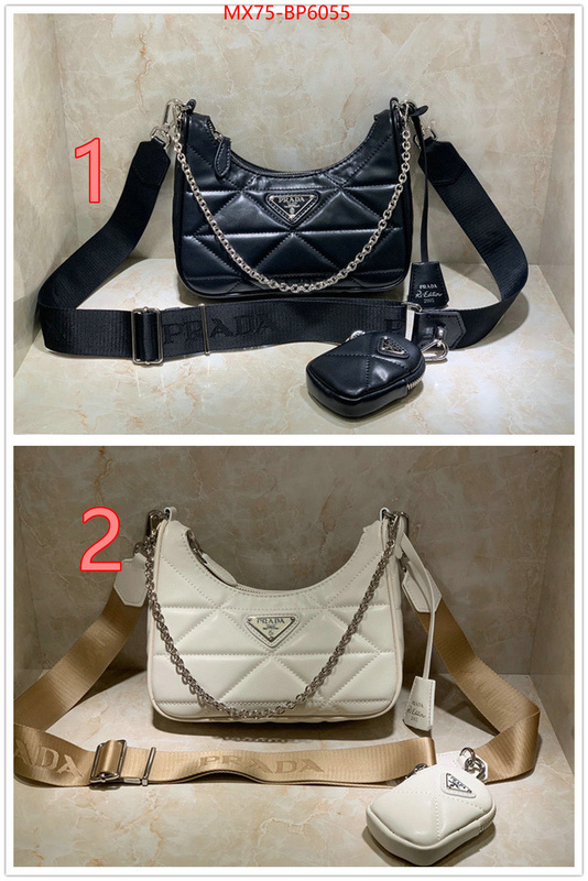 Prada Bags(4A)-Re-Edition 2005,replica 2023 perfect luxury ,ID: BP6055,$: 75USD