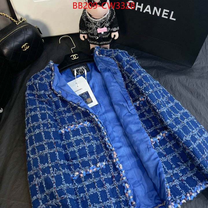 Clothing-Chanel,best designer replica ,ID: CW3328,$: 209USD