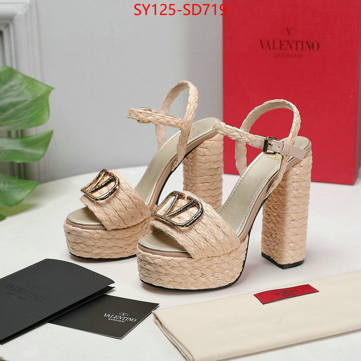 Women Shoes-Valentino,designer 7 star replica , ID: SD719,$: 125USD