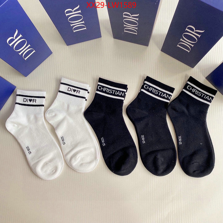 Sock-Dior,shop the best high quality , ID: LW1589,$: 29USD