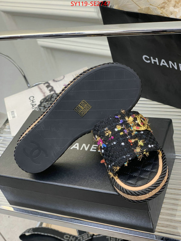 Women Shoes-Chanel,mirror quality , ID: SE2747,$: 119USD