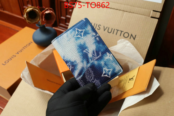 LV Bags(TOP)-Wallet,ID: TO862,$: 75USD