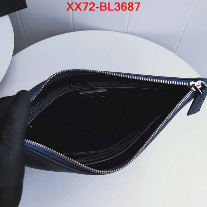 Prada Bags(TOP)-Clutch-,ID: BL3687,$: 72USD