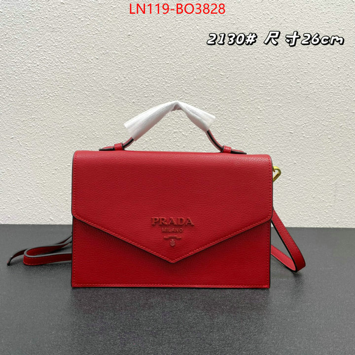 Prada Bags(4A)-Diagonal-,designer replica ,ID: BO3828,$: 119USD