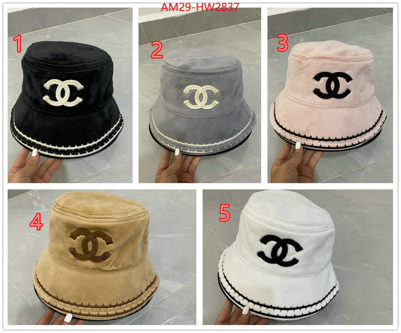 Cap (Hat)-Chanel,replica best , ID: HW2837,$: 29USD