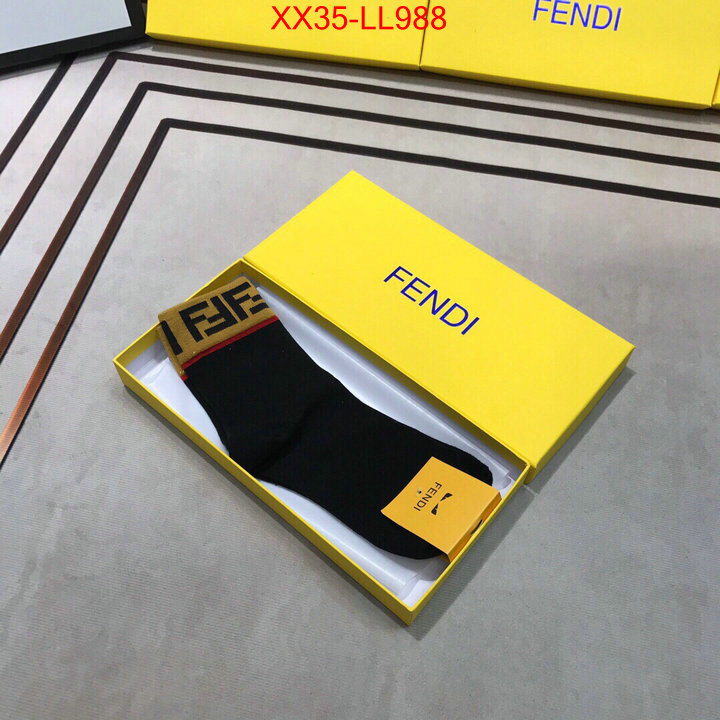 Sock-Fendi,high quality designer , ID: LL988,$:35USD