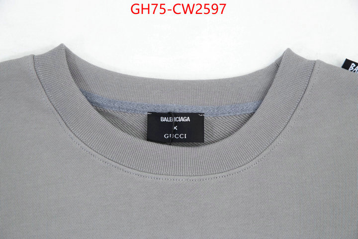 Clothing-Gucci,replica 1:1 , ID: CW2597,$: 75USD