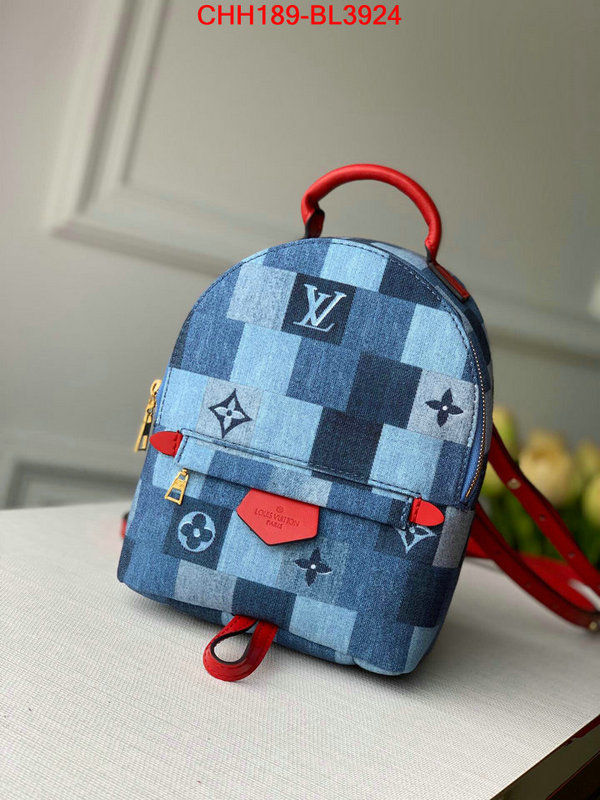 LV Bags(TOP)-Backpack-,ID: BL3924,$: 189USD