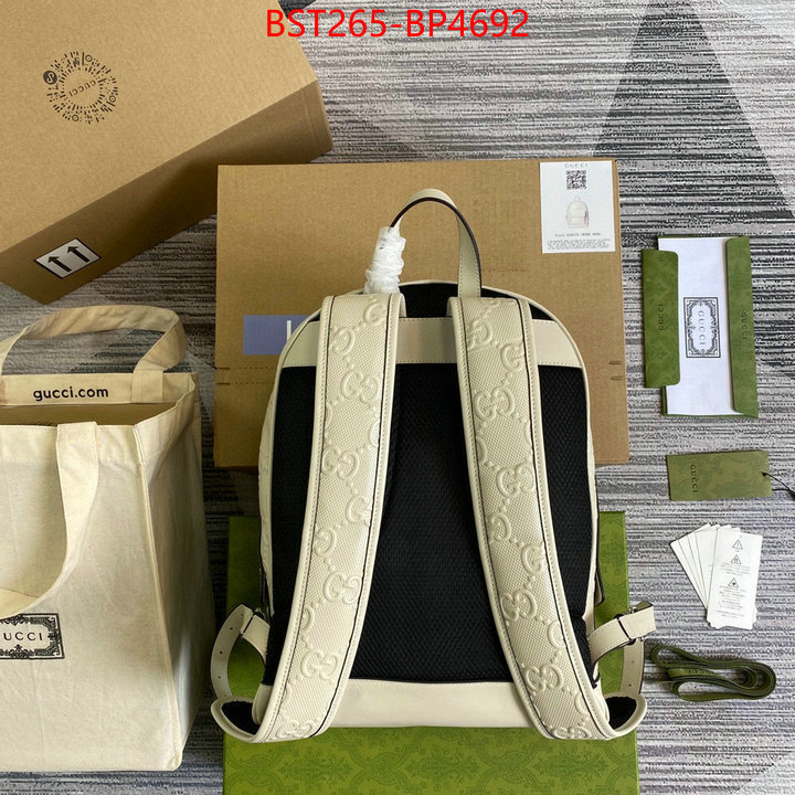 Gucci Bags(TOP)-Backpack-,best luxury replica ,ID: BP4692,$: 265USD