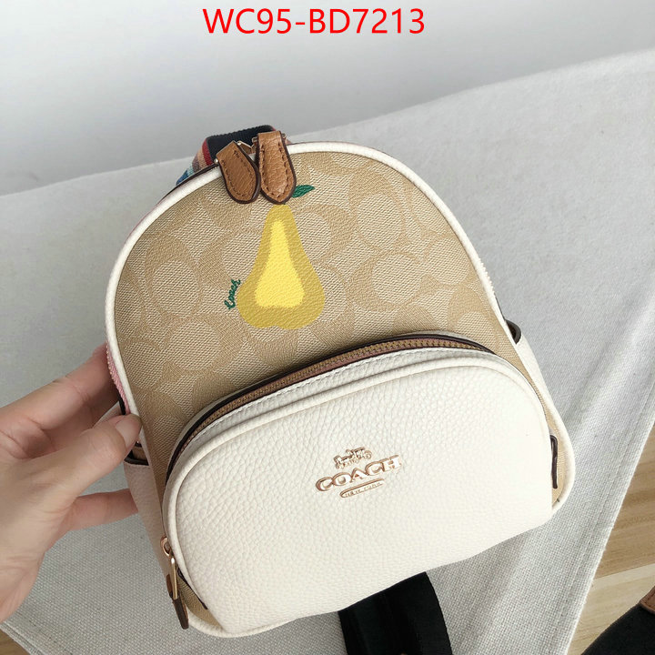 Coach Bags(4A)-Backpack-,top designer replica ,ID: BD7213,$: 95USD