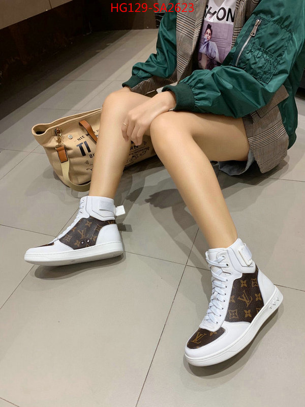 Women Shoes-LV,1:1 clone , ID:SA2623,$: 129USD