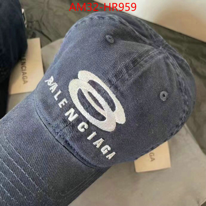 Cap (Hat)-Balenciaga,2023 aaaaa replica 1st copy , ID: HR959,$: 32USD