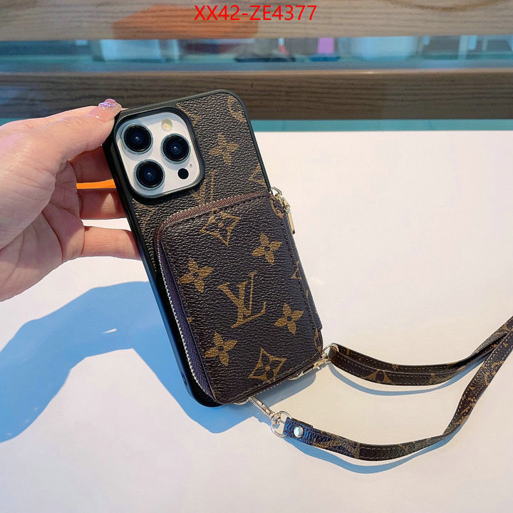 Phone case-LV,online from china designer , ID: ZE4377,$: 42USD