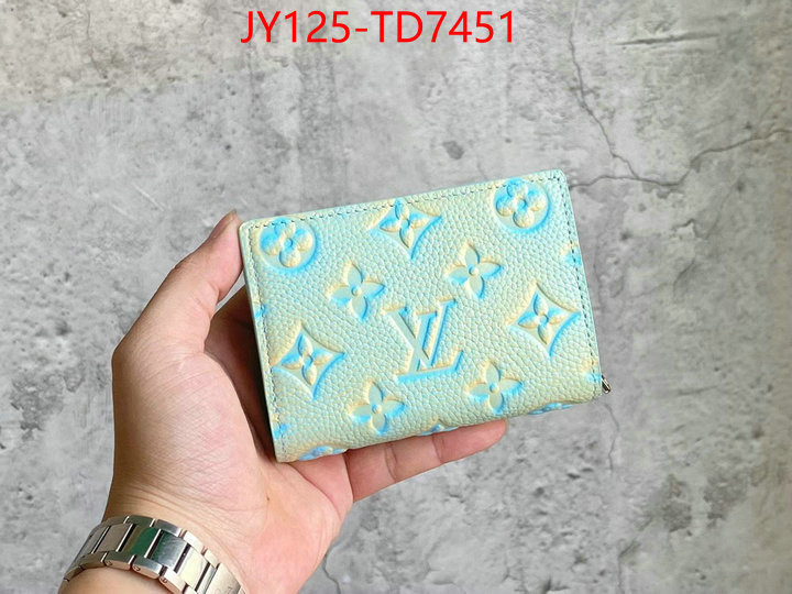 LV Bags(TOP)-Wallet,ID: TD7451,$: 125USD