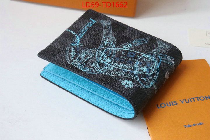 LV Bags(TOP)-Wallet,ID: TD1662,$: 59USD