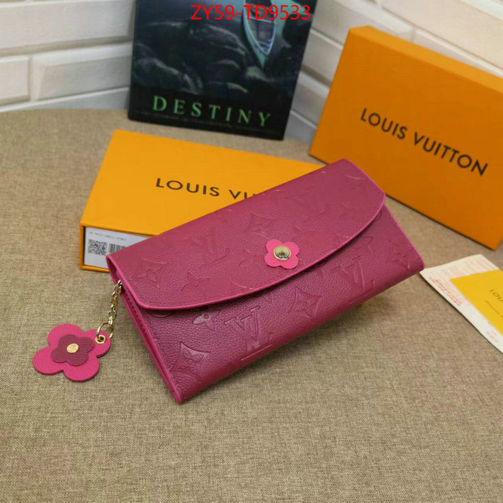 LV Bags(4A)-Wallet,online ,ID: TD9533,$: 59USD