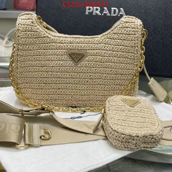 Prada Bags(TOP)-Re-Edition 2005,ID: BD2571,$: 235USD