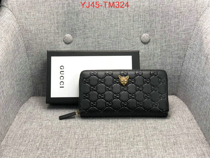 Gucci Bags(4A)-Wallet-,ID: TM324,$:45USD