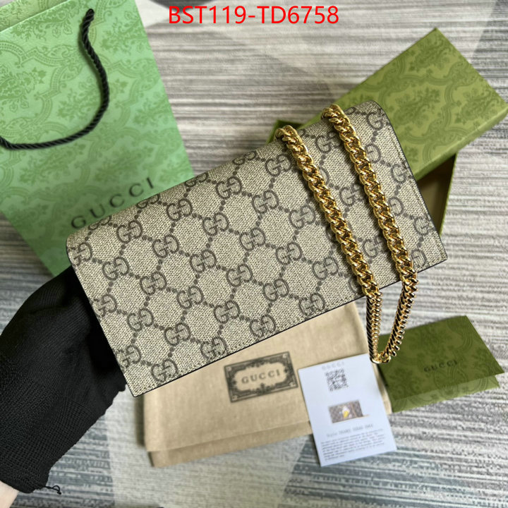 Gucci Bags(TOP)-Wallet-,ID: TD6758,$: 119USD