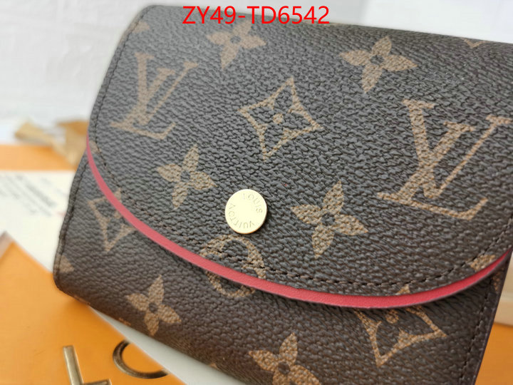 LV Bags(4A)-Wallet,we provide top cheap aaaaa ,ID: TD6542,$: 49USD