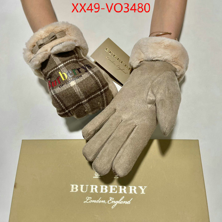 Gloves-Burberry,top perfect fake , ID: VO3480,$: 49USD