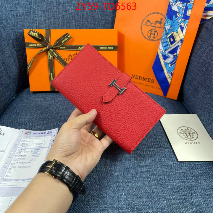 Hermes Bags(4A)-Wallet-,the best quality replica ,ID: TD6563,$: 59USD