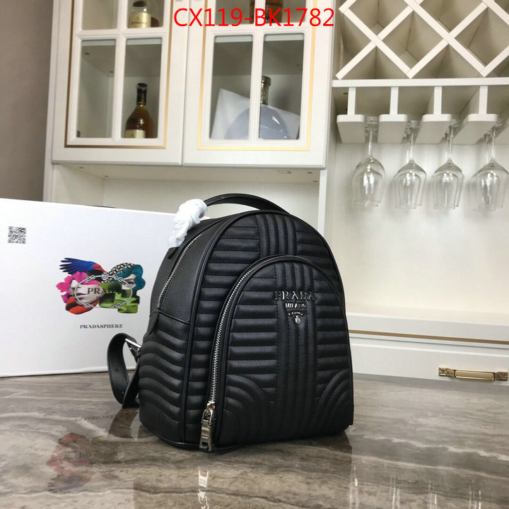 Prada Bags(4A)-Backpack-,buy best quality replica ,ID: BK1782,$:119USD