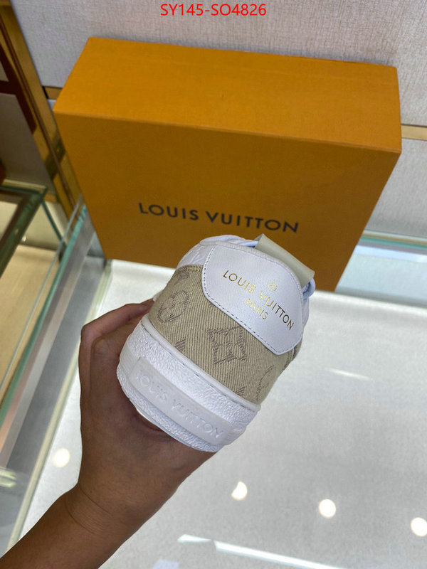 Men Shoes-LV,top quality designer replica , ID: SO4826,$: 145USD