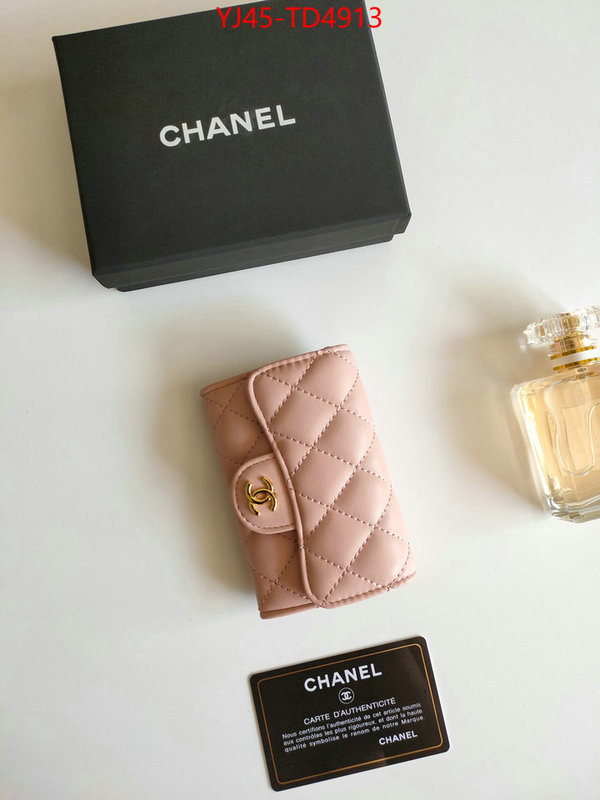 Chanel Bags(4A)-Wallet-,ID: TD4913,$: 45USD