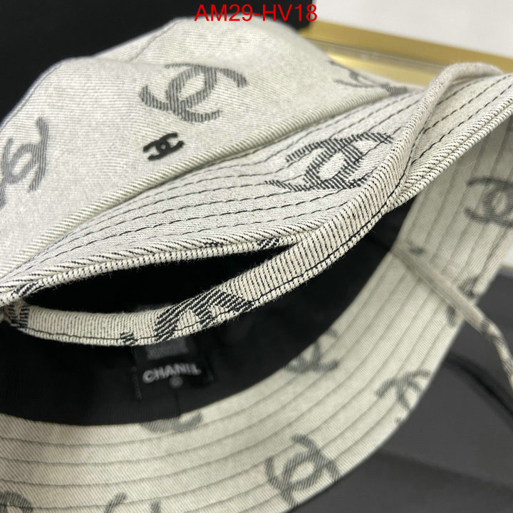 Cap (Hat)-Chanel,buy top high quality replica ,ID: HV18,$: 29USD
