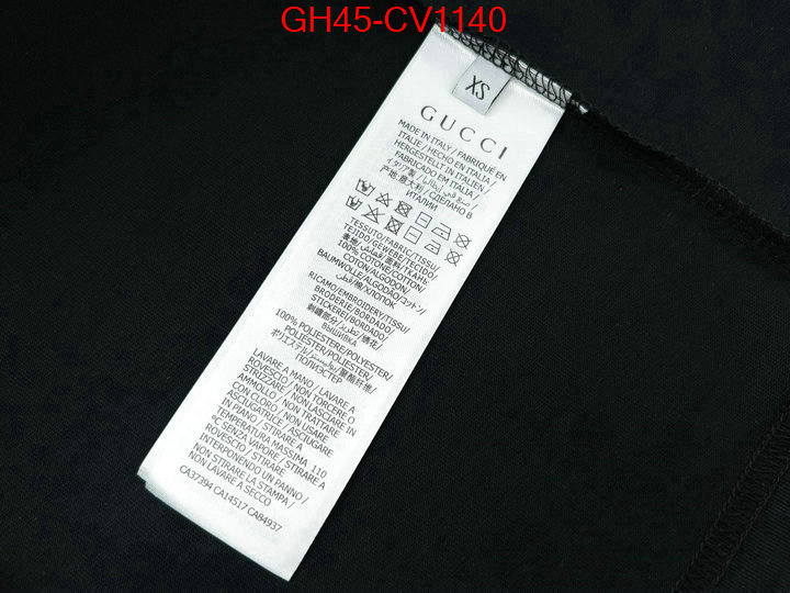 Clothing-Gucci,where quality designer replica , ID: CV1140,$: 45USD