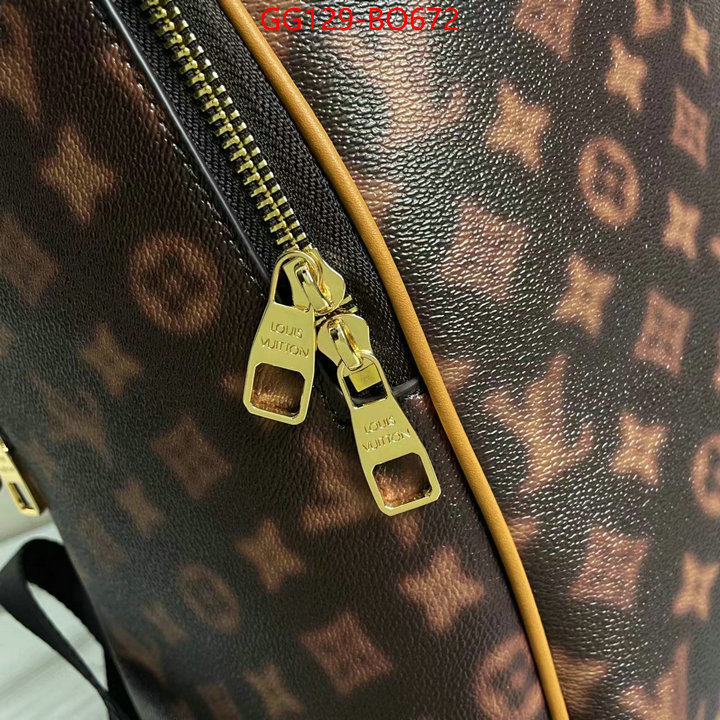 LV Bags(4A)-Backpack-,buy online ,ID: BO672,$: 129USD