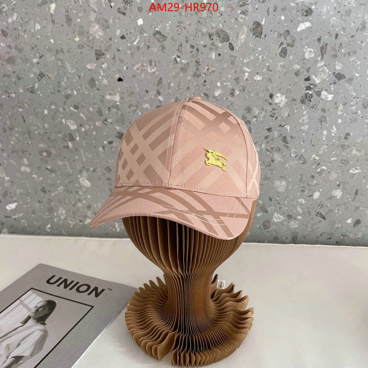 Cap (Hat)-Burberry,online china , ID: HR970,$: 29USD