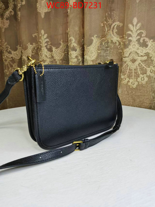 Coach Bags(4A)-Diagonal,hot sale ,ID: BD7231,$: 89USD