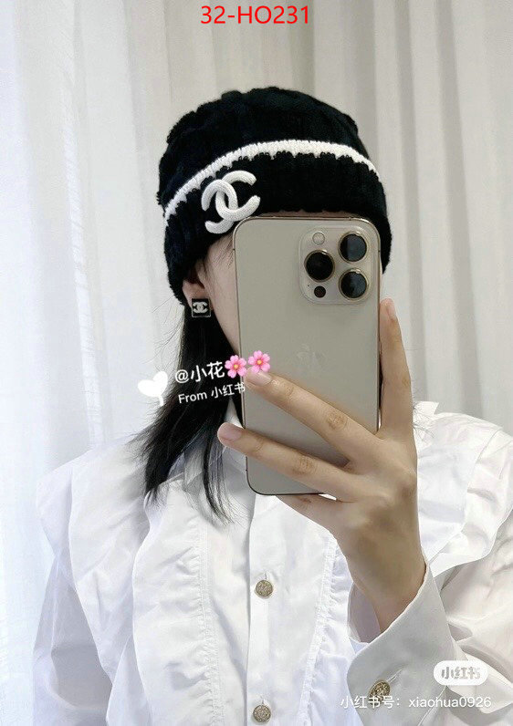 Cap (Hat)-Chanel,luxury , ID: HO231,$: 32USD