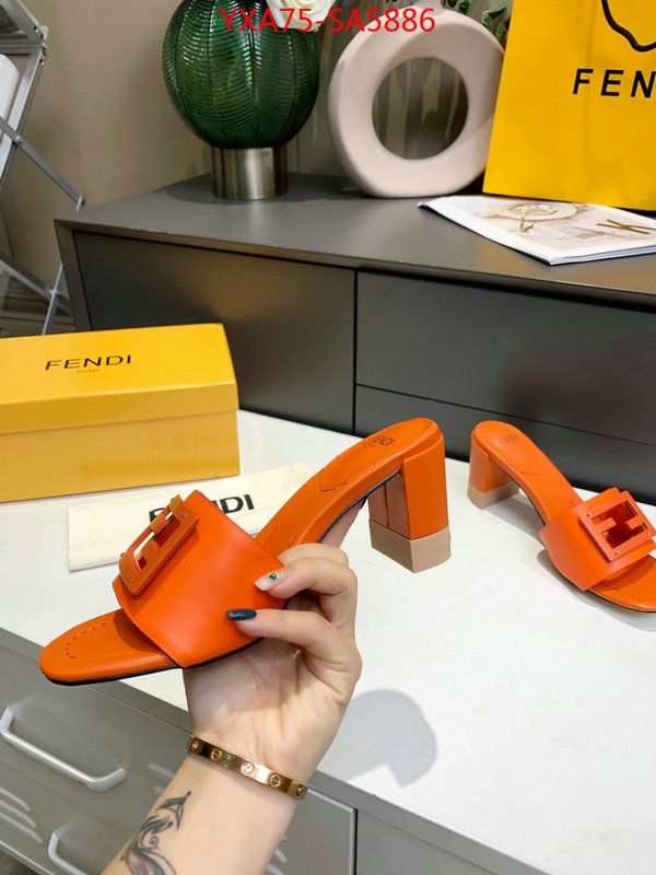 Women Shoes-Fendi,where should i buy to receive , ID: SA5886,$: 75USD