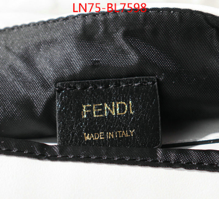 Fendi Bags(4A)-Baguette-,designer fake ,ID: BL7598,$: 75USD