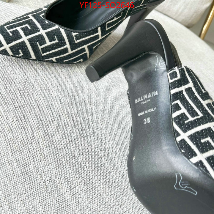 Women Shoes-Balmain,top quality designer replica , ID: SO2646,$: 125USD