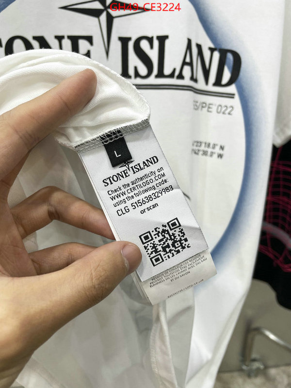 Clothing-Stone Island,every designer , ID: CE3224,$: 49USD