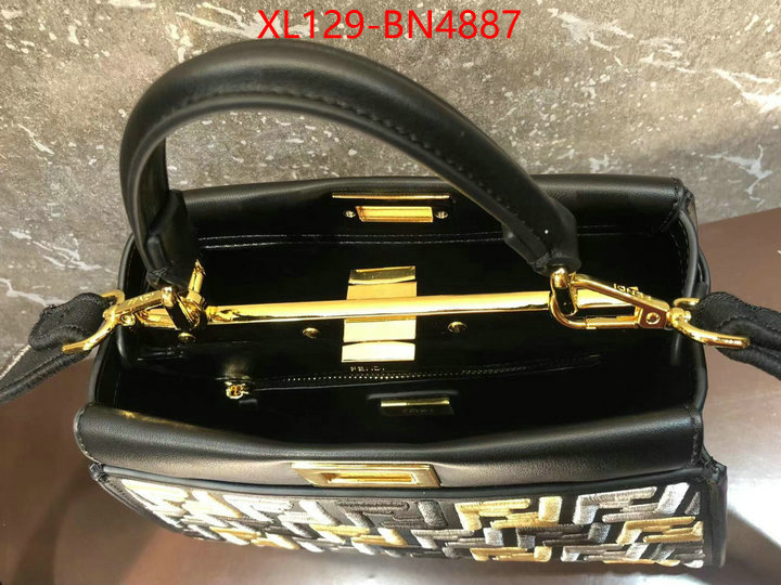 Fendi Bags(4A)-Peekaboo,2023 aaaaa replica 1st copy ,ID: BN4887,$: 129USD