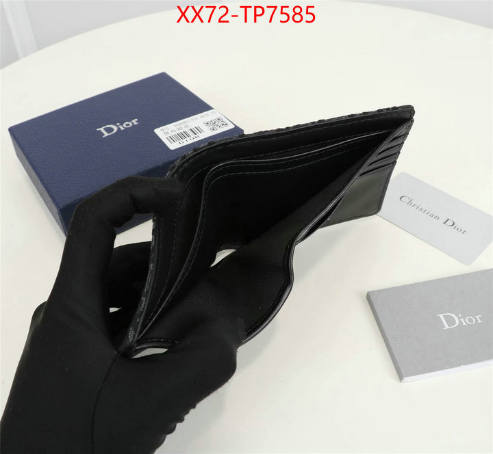 Dior Bags(TOP)-Wallet-,ID: TP7585,$: 72USD