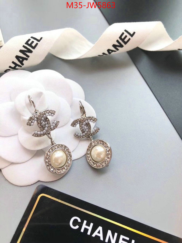 Jewelry-Chanel,luxury fake , ID: JW5863,$: 35USD