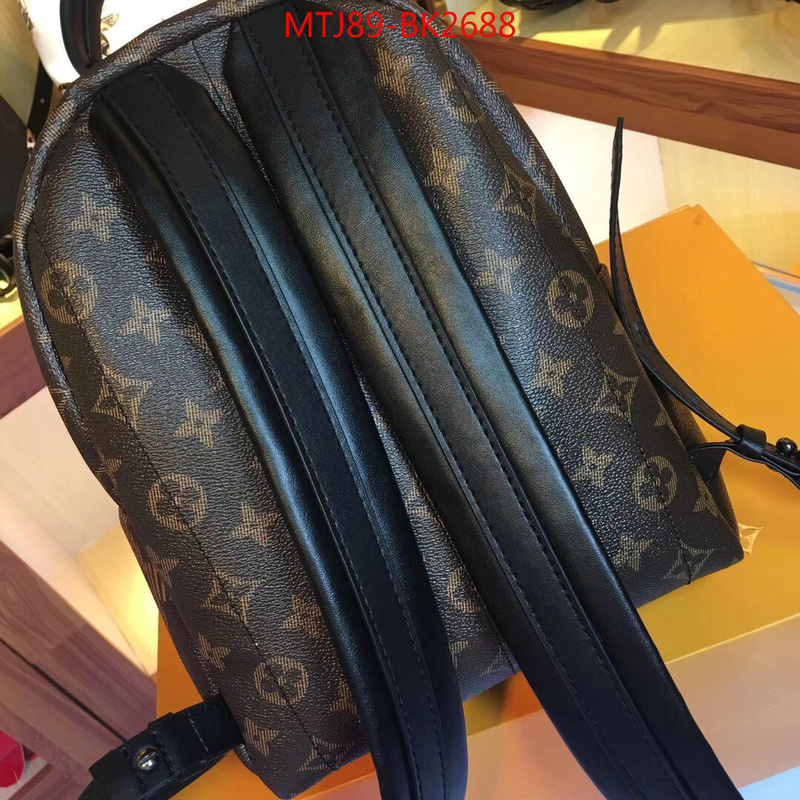 LV Bags(4A)-Backpack-,ID: BK2688,$:99USD