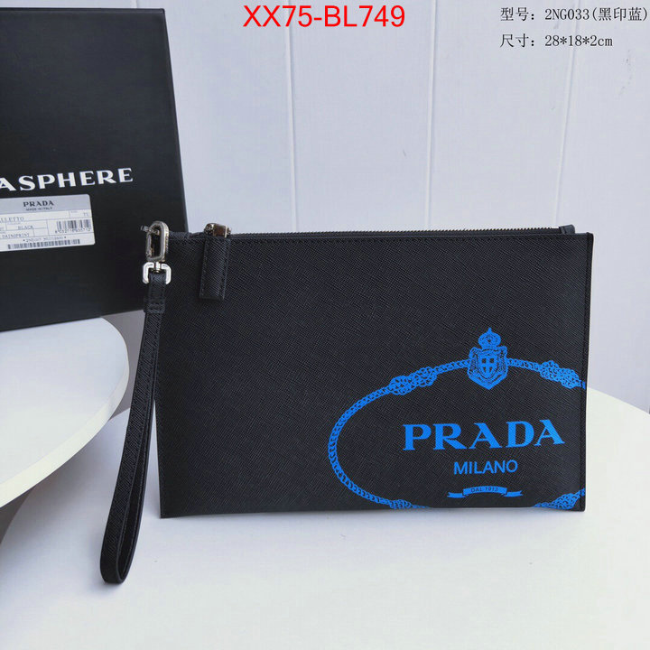 Prada Bags(TOP)-Clutch-,ID: BL749,$:75USD