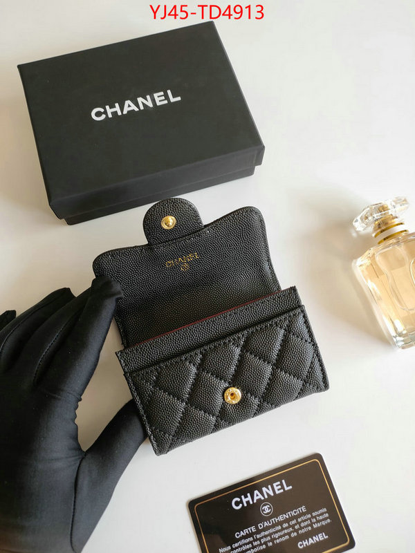 Chanel Bags(4A)-Wallet-,ID: TD4913,$: 45USD