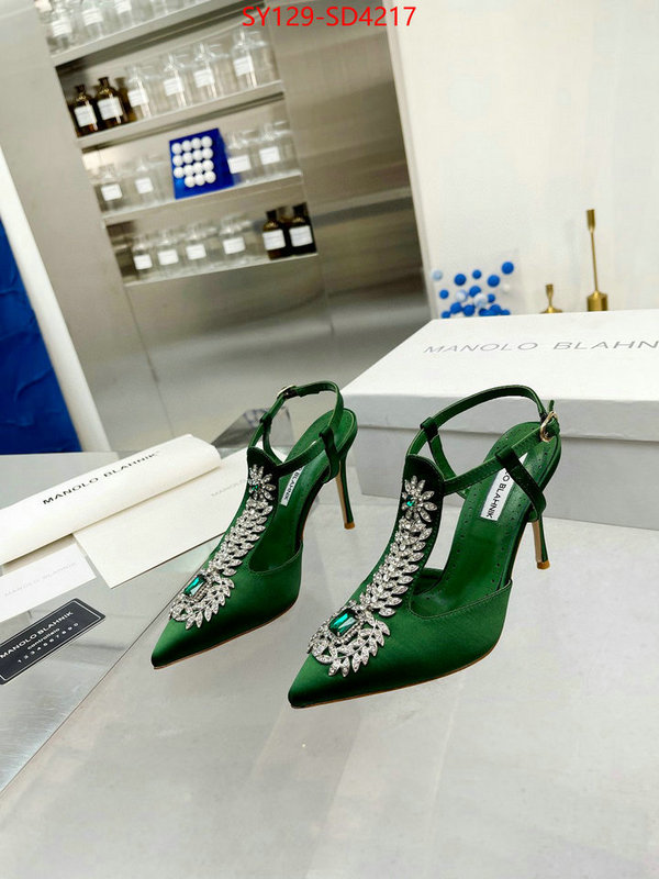 Women Shoes-Manolo Blahnik,where should i buy replica ,perfect quality designer replica , ID: SD4217,$: 129USD