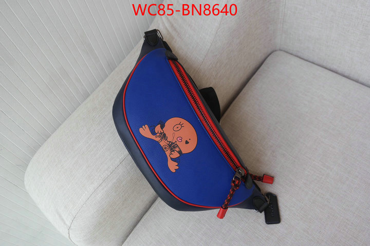 Coach Bags(4A)-Belt Bag-Chest Bag--,mirror copy luxury ,at cheap price ,ID: BN8640,$: 85USD