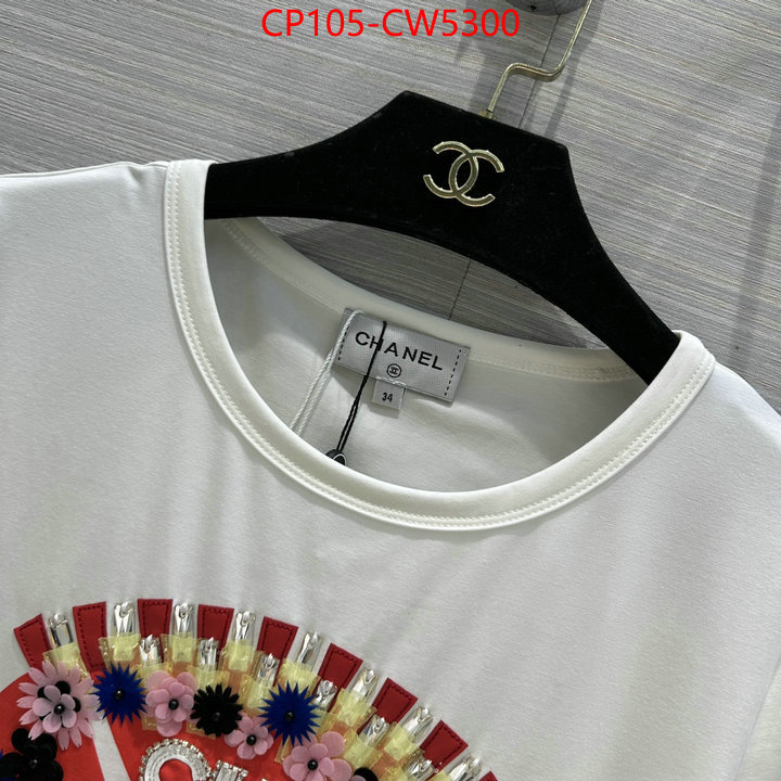 Clothing-Chanel,what 1:1 replica , ID: CW5300,$: 105USD